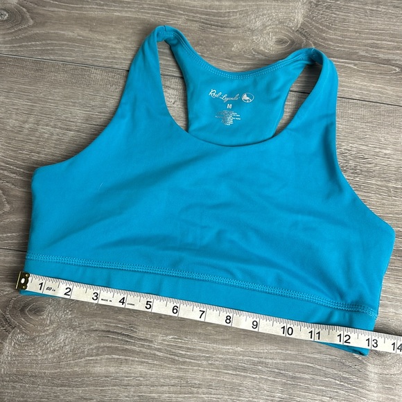 Reel Legends Teal Sports Bra Medium - Picture 7 of 8
